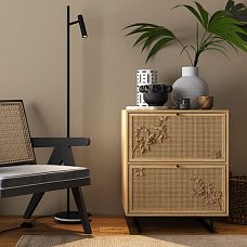 Резная накладка N-470L для комода, интерьерное фото