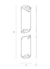 Изысканный декор для интерьера C-010-1-1R схема