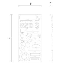 Стенд выставочный SV-005 чертеж