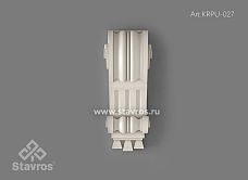 Резной кронштейн из полиуретана KRPU-027, барельеф на стену