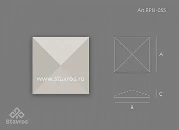 Лепнина декор RPU-055 Интерьер декор оформление