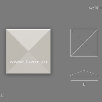 Лепнина декор RPU-055