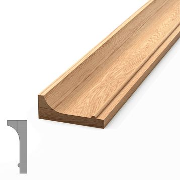 Деревянный карниз KZ-005
