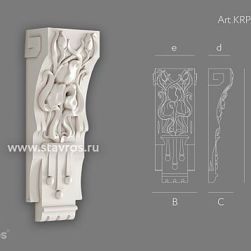 Лепной декор из полиуретана KRPU-053